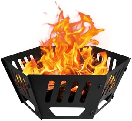 24-Inch Portable Fire Pit with Carry Bag| by ICokin