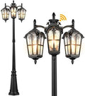 VIANIS Outdoor Post Lights Dusk to Dawn, 3-Head Aluminum Anti-Rust Vintage by VIANISLIGHTING