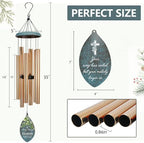 ASTARIN Personalized Memorial Gifts Wind Chimes, Sympathy Customized Wind Chimes in Loving Memory of Dad/Mom, Memorial Gifts for Loss, 35inch Wind Chime Deep Tone for Outdoor, Produced in Texas - Image 3