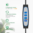 Garpsen Plant Light, Full Spectrum Grow Light, 65'' Height Adjustable 3Pack - Image 6