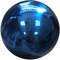 12 inches in Gazing Ball,Seamless Blue Stainless Steel Polished Reflective Smooth Mirror Garden Sphere Globe,Props of Photography,Colorful Addition to Any Garden Home by HomDSim