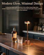 2 Pack LED Cordless Table Lamp Rechargeable, 5000mAh Portable Battery Operated LED Desk Lamp, 3 Color Dimmable Table Light for Home Office/Dining/Nightstand for Home Décor – Reddish Brown - Image 6