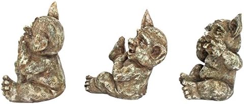 Design Toscano AL50212 Holy Terrors Gremlin Gargoyle Statues,Gothic Stone - Image 4