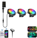 T-SUN RGB Submersible Pond Lights with APP and Remote Control 3 Pack by T-SUN