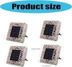 Decorative Solar Ground Lamp with LED Disk Garden Light for Outdoor Pathway Lighting LED Disk Pathway Lamp - Image 3