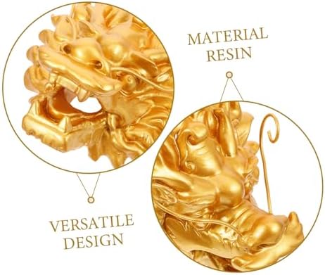Dragon Head Fountain Wall Mounted Resin Decor for Garden Wall - Image 5