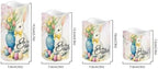 Rabbit Tulip Candles Flameless Candles with Remote and Timer LED Pillar Candles Set of 4 Candles Battery Operated Electric Fake Candles for Home Easter Decor - Image 2