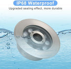 LED Fountain Lights Submersible Waterfall Underwater Light 36W 12V AC with RGBW Color Changing by Remote Full Stainless Steel Light for Outdoor Fountain Garden Waterfall Pond - Image 4