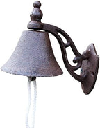Wall Hanging Bell Outdoor Door Hanging Bell， Cast Iron Dinner Bell, Suitable for Outdoor Garden Corridor Wall Hanging Decorations by Unknown