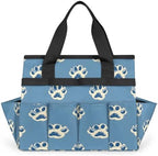 Paw Garden Tool Bag Organizer Heavy Duty Dog Paw Gardening Tote Bag with 10 Pockets for Women Men Gardening Gifts by Home