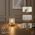 MJ PREMIER Battery Operated Lamp,Small Cordless Lamp with Timer, Clear-05 - Image 3