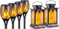 TomCare Solar Lights Outdoor Flickering Flame Solar Torches Lights Outdoor Lighting for Garden Patio Yard by TomCare