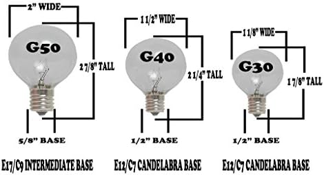Novelty Lights 330 Feet Heavy Duty White Wire Light String, E17 Sockets - Image 6