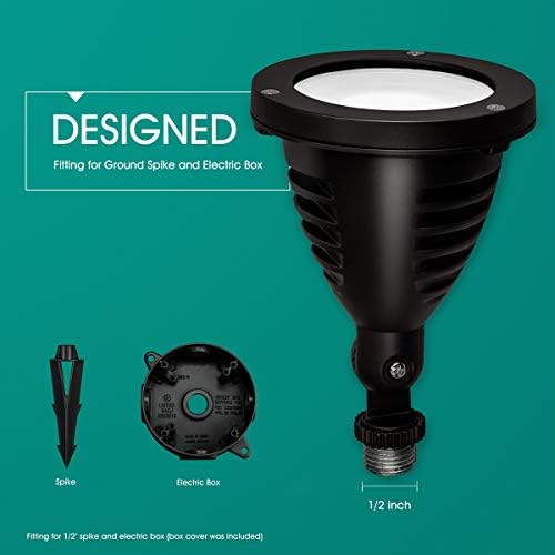 1100LM LED Waterproof Outdoor Landscape Spotlight, LED Flood Light - Image 5