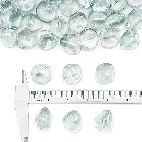 Stanbroil 10-Pound Fire Glass Diamonds 1/2 Inch, Crystal Ice Luster - Image 2