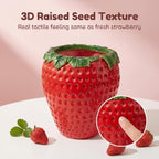 15" Strawberry Planter Pot, Cute Resin Fruit Flower Pot, Decorative Garden Planter for Patio, Porch, Yard, Lawn, Entryway, Tabletop & Home Decor - Image 4