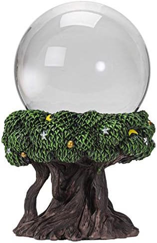 Pacific Trading Tree of Life Gazing Ball Outdoor Garden Decorations, Hand Painted Durable Mirror Globe Home Decor, 8.5 Inches - Image 5