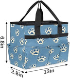 Paw Garden Tool Bag Organizer Heavy Duty Dog Paw Gardening Tote Bag with 10 Pockets for Women Men Gardening Gifts - Image 4