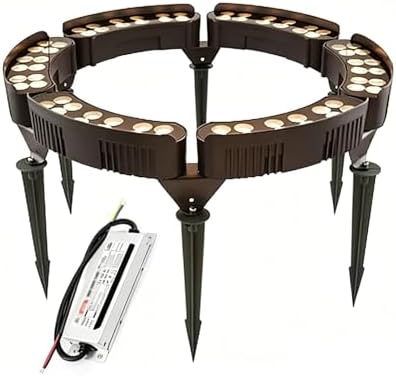DC 24V Ring Tree Light Outdoor Landscape Uplight with Transformer by KPHYMOD