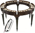 DC 24V Ring Tree Light Outdoor Landscape Uplight with Transformer by KPHYMOD
