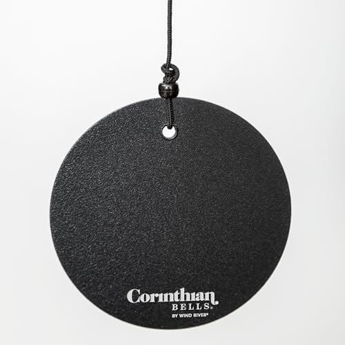 Corinthian Bells 27 Inch Black Wind Chimes for Outside, Modern Outdoor Metal Wind Chime for Patio Decor, Made in USA - Image 6