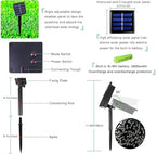 OZS 4 Pack 320 LED Solar String Lights Outdoor Waterproof, Cool White - Image 7
