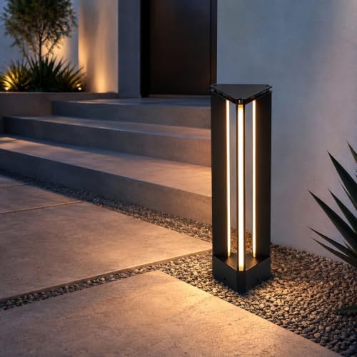 LED Path Light, Hardwired Landscape Lighting, 3000K Warm White by QuankoachLighting