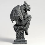 Veronese Design 7 1/8 Inch Beast Gargoyle Thinker Pose on Pedestal Polyresin Collectible Statue Figurine Gothic Fantasy Decor for Home or Gift - Image 7