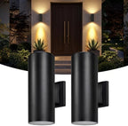 Solar Wall Lights Outdoor, Up & Down Modern Sconce Lights 2 Pack by Kelvinlux