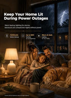 Brightown Upgraded 5200mAh E26 Rechargeable Light Bulbs with Remote Timer - Image 3