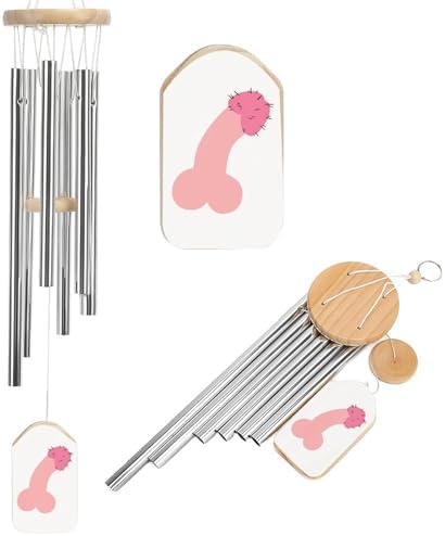 Cute Penis Dick Wind Chime Memorial Zen Atmosphere Hanging Decoration for Garden Yard by Unknown