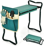 IRONMAX Foldable Garden Kneeler and Seat with Wide Soft Foam Pad, Green by IRONMAX