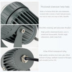 LED Narrow Beam Spotlight, IP65 Waterproof Outdoor Uplight - Image 4