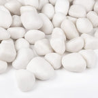 15 lbs White Rocks for Landscaping, 1-2Inch River Rocks for Plants by OutdoorD%C3%A9cor