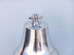 Hampton Nautical BL2021-9C Chrome Hanging Harbor Bell 7" - Nautical Decor - Nautical Home Decoration - Image 3