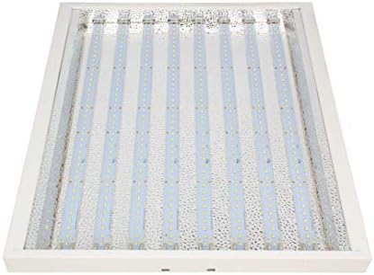 2X2Ft 100W LED Grow Lights with 5500K White Spectrum and Over 2.0 PPF/W and 20000 Lumens Great for Retrofit T5 2Ft 8 Lamp Fluo. Lights or 250W MH System, Grow Double Fast! (2X2, W55) - Image 3