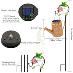 Solar Lights Outdoor Waterproof, 2 Pack Hummingbird Watering Can Lights - Image 3
