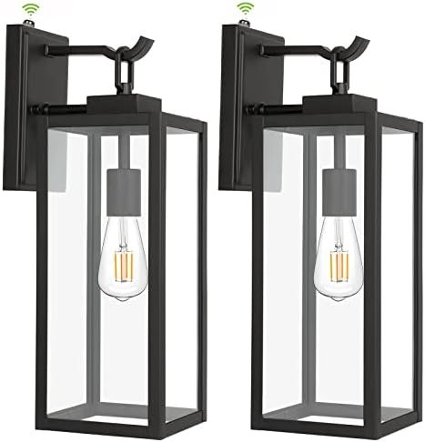 hykolity Large Dusk to Dawn Outdoor Lighting, 18 Inch Outdoor Wall Lights by hykolity