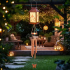 Cardinals Decorative Mobiles Gifts, Solar Cardinals Wind Chimes, Gifts for Mom, Women, Grandma, Garden Courtyard Lawn Decoration, Thanksgiving Gift, Decor Gift for Christmas and New Year - Image 2