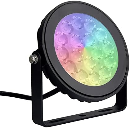 LGIDTECH FUTC01 Miboxer 9W RGB+CCT DC 24V Outdoor LED Garden Spotlight 16 Million Colors Changing,Color Temperature Adjustable by LGIDTECH