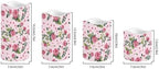 Romantic Rose Flameless Candles Battery Operated Candles Valentines Day Decorations for House Wedding Accessories Flickering LED Pillar Candles Set of 4 Valentines Day Gifts for Him - Image 2