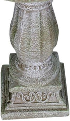 23.8" H * 20" Φ Outdoor Birdbath with Pedestal - Garden Birdbaths Outdoor Decor - Floor Bird Baths for Garden Patio, Yard, Lawn - Image 7