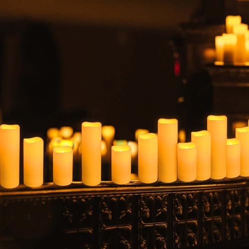 fclayvts 36-Pack LED Flameless Candles with Remote Control - Perfect for Home, Parties, and Special Occasions - Create a Magical Ambiance Effortlessly(Three Sizes) - Image 6