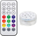 2 Sets Led Garden Driving Aquariums Remote Underwater Lights White Base Pool with Aquarium Fountain Ornament Decoration Submersible Pond Bathtub Hot Magnets Remoter(Colorfulx2pcs,7X3CMx3pcs) - Image 4