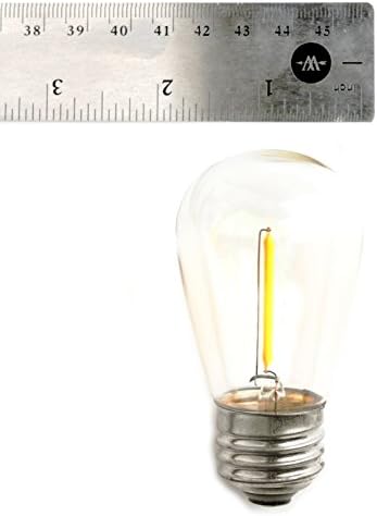 E26 Commercial Suspender Light String with S14 LED Light Bulbs, 100 Foot - Image 5
