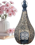 Decorative Candle Holders - Moroccan Metal Lantern Candlestick | Hanging by Unknown