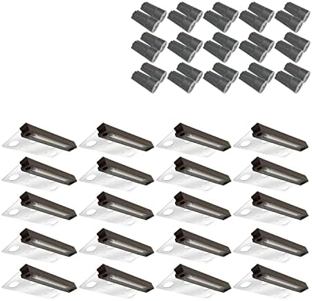 GKOLED 20-Pack 6.8 Inch UL Listed Hardscape Lights with 30-Pack Waterproof Large Size Wire Connectors by GKOLED
