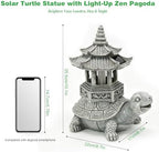 Solar Garden Turtle Statue, Outdoor Light Decoration Gift for Women Mom Dad - Image 5