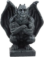 Ebros Winged Watchman Gothic Troll Gargoyle Statue Night Sentry Guardian Gargoyle Decorative Figurine 6.5" Tall by EbrosGift