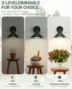 Bailoch Wall Mounted Grow Light for Indoor Plants, 4000K+660nm, 1-Pack - Image 3